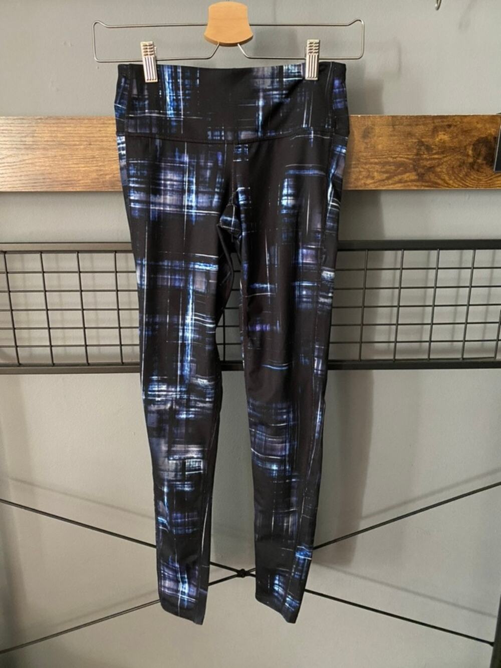 Athleta Women's Blue & Black Leggings | Size XS